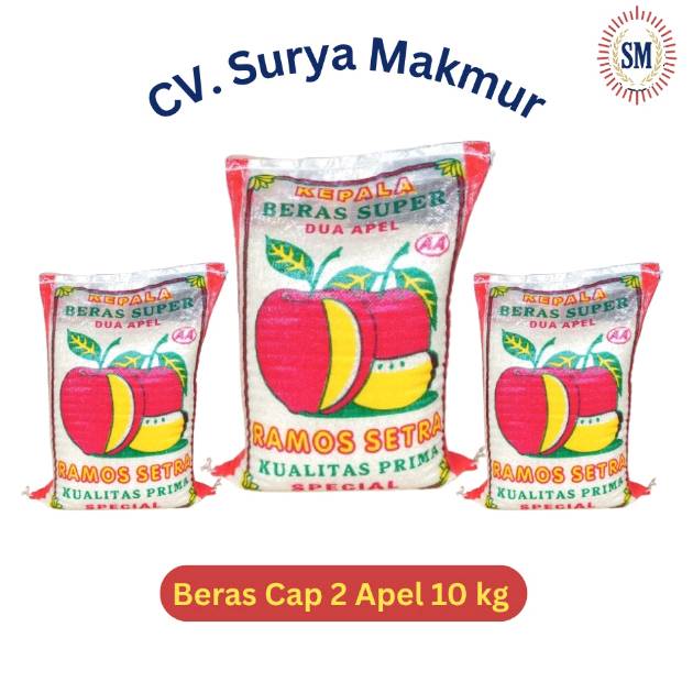 Beras Cap Dua Apel 10Kg
